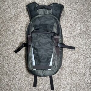 Bass Pro Shops Gray Camo Ripstop Hydration Daypack Hiking Backpack NO Bladder